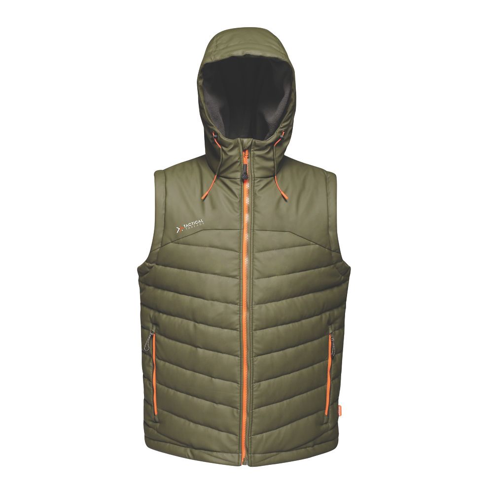 Image of Regatta Calculate Insulated Bodywarmer Dark Khaki XXX Large 50" Chest 