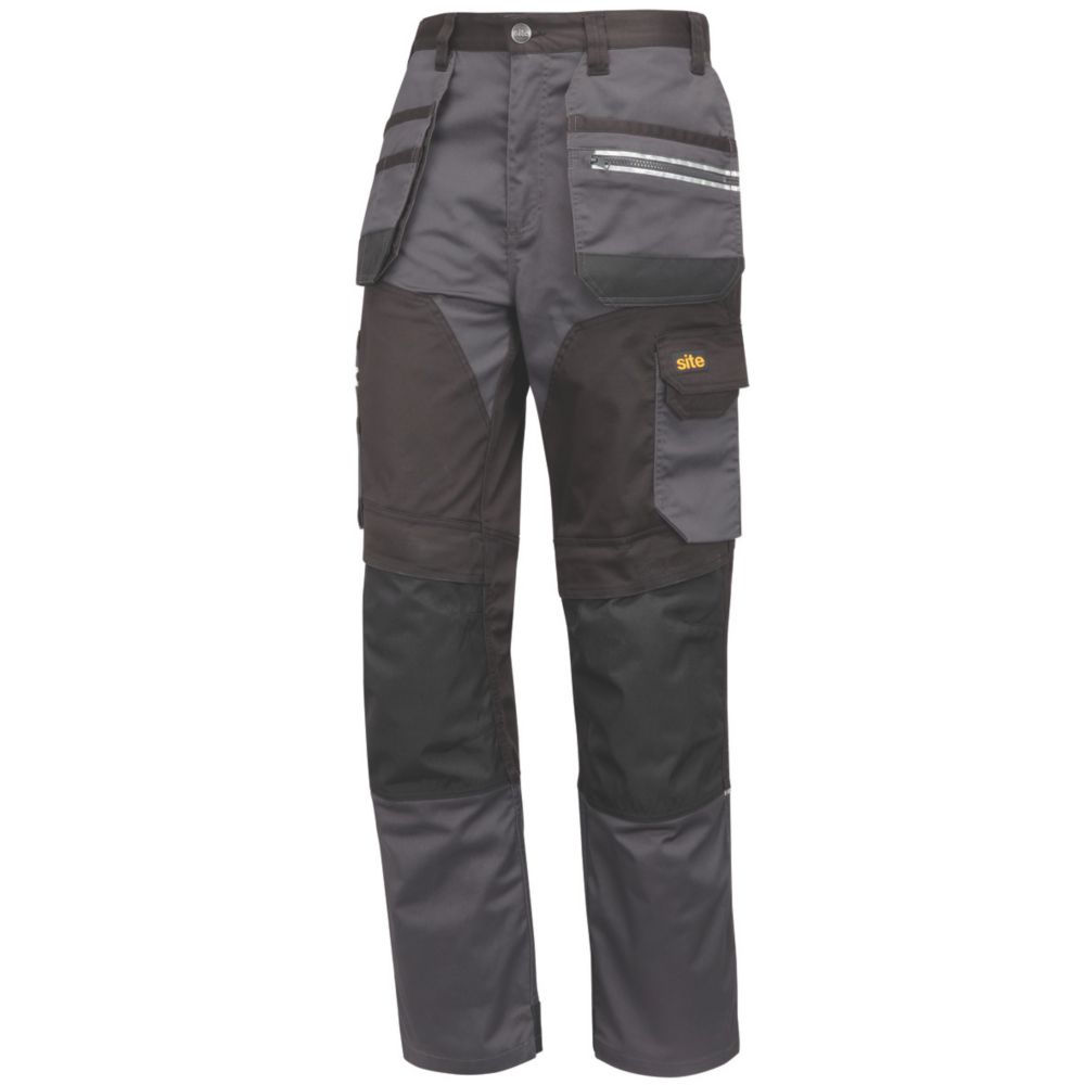 Image of Site Kirksey Stretch Holster Trousers Grey / Black 40" W 32" L 