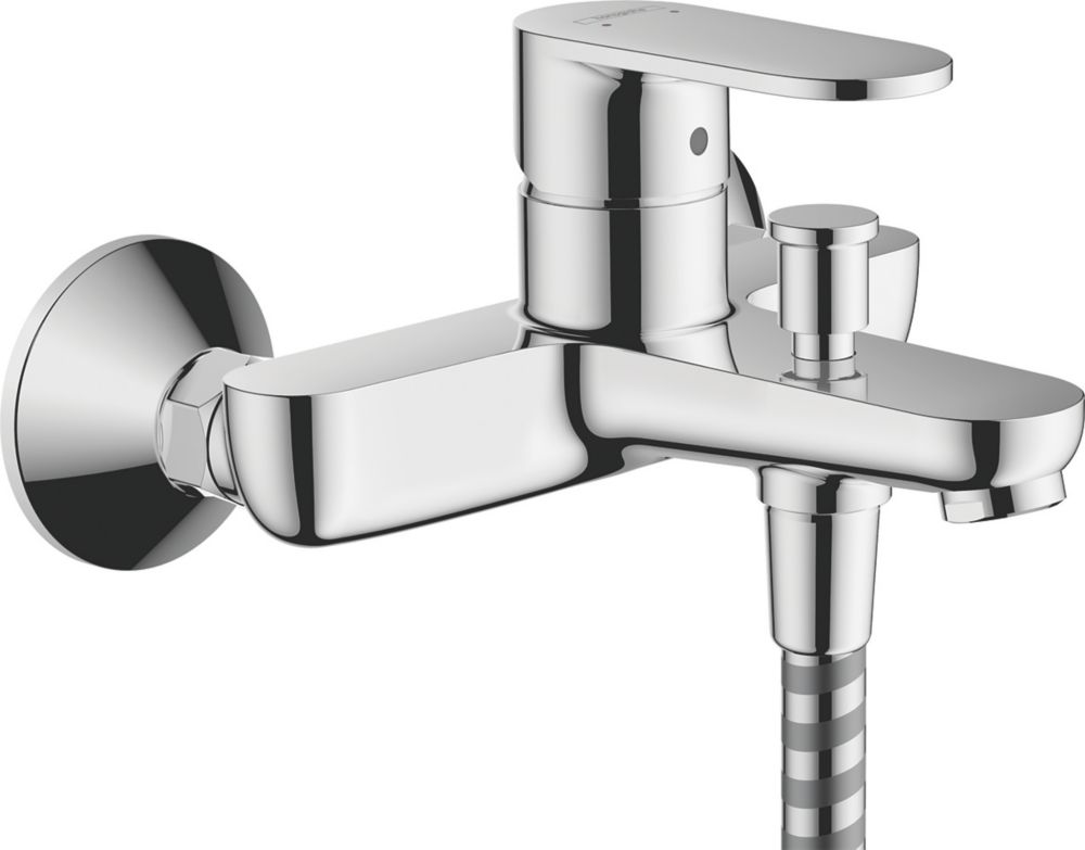 Image of Hansgrohe Vernis Blend Wall-Mounted Bath Mixer with 2 Flow Rates 