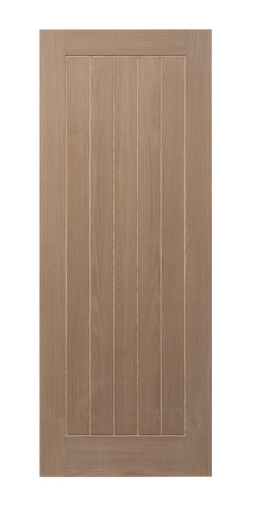 Image of Unfinished Oak Wooden Cottage Internal Fire Door 1981mm x 838mm 