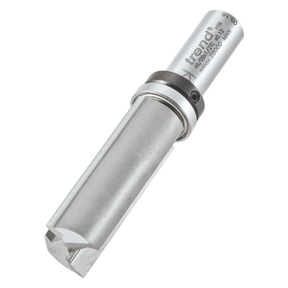 Image of Trend 46/09X1/2TC 1/2" Shank Double-Flute Straight Guided Profiler Cutter 19.1mm x 50mm 