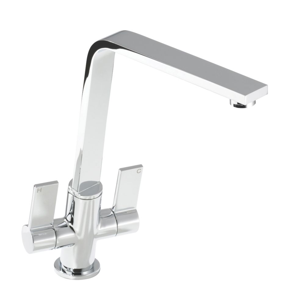 Image of Abode Linear Flair Kitchen Mixer Tap Chrome 