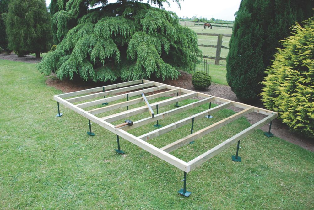 Image of Shire 6' 6" x 10' Timber Shed Base 