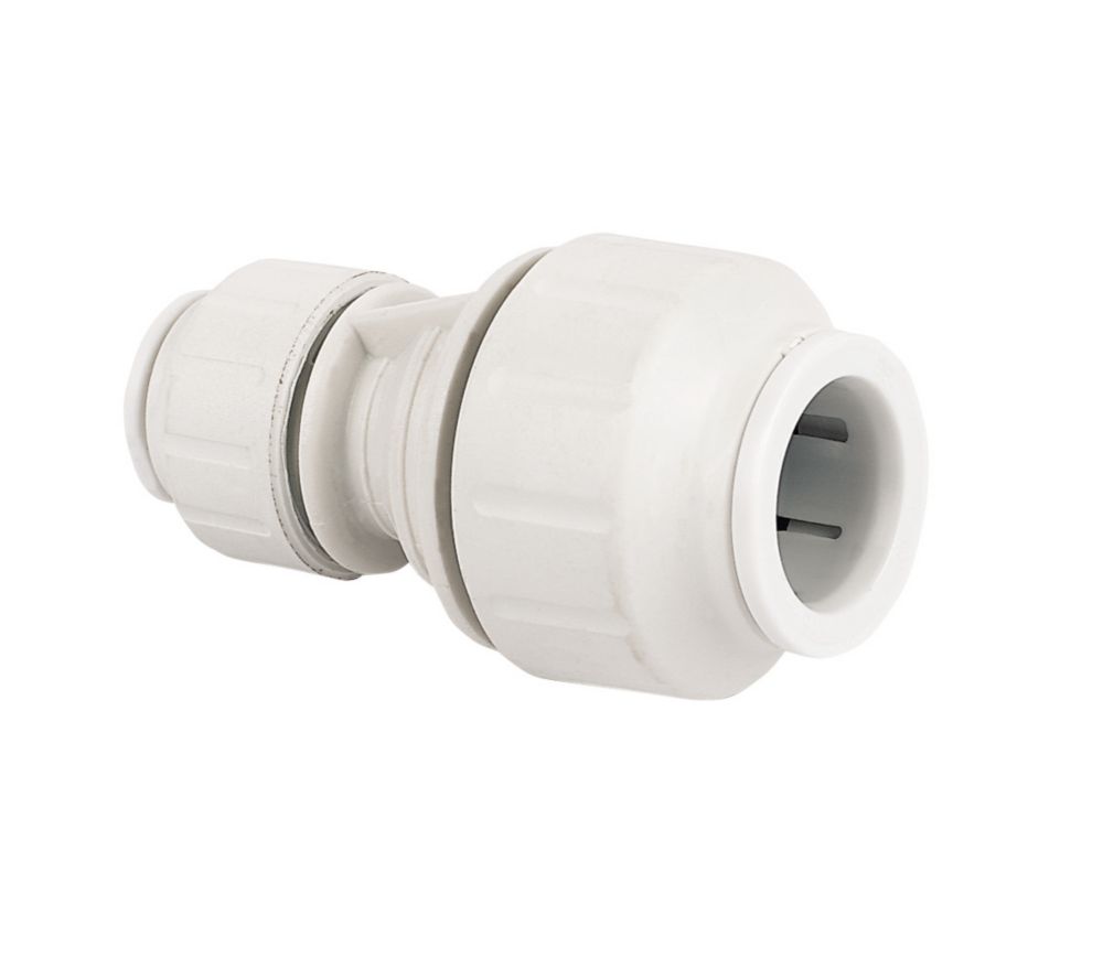 Image of JG Speedfit Plastic Push-Fit Reducing Coupler 15mm x 10mm 