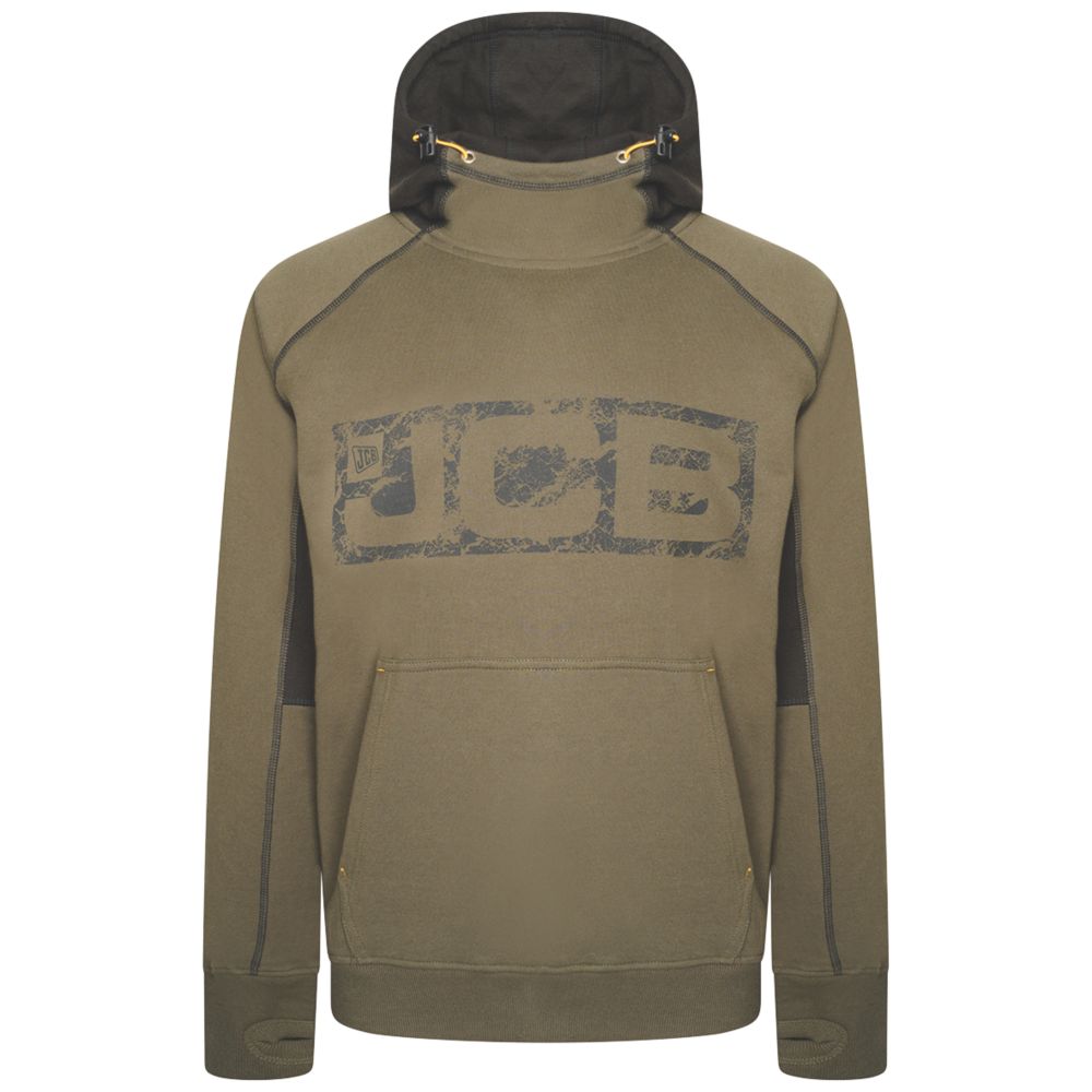 Image of JCB Horton Hoodie Olive XX Large 50-52" Chest 