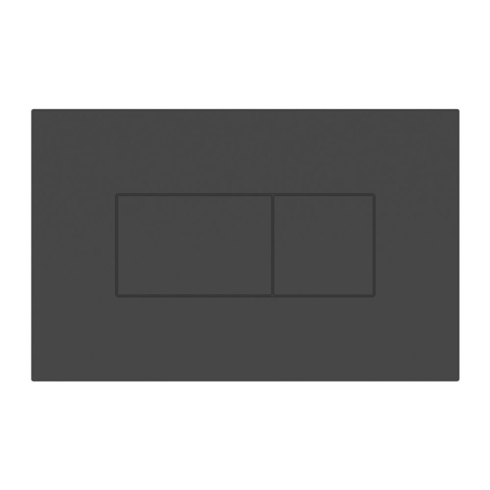 Image of Ideal Standard Solea Dual-Flush Pneumatic Flushplate Silk Black 