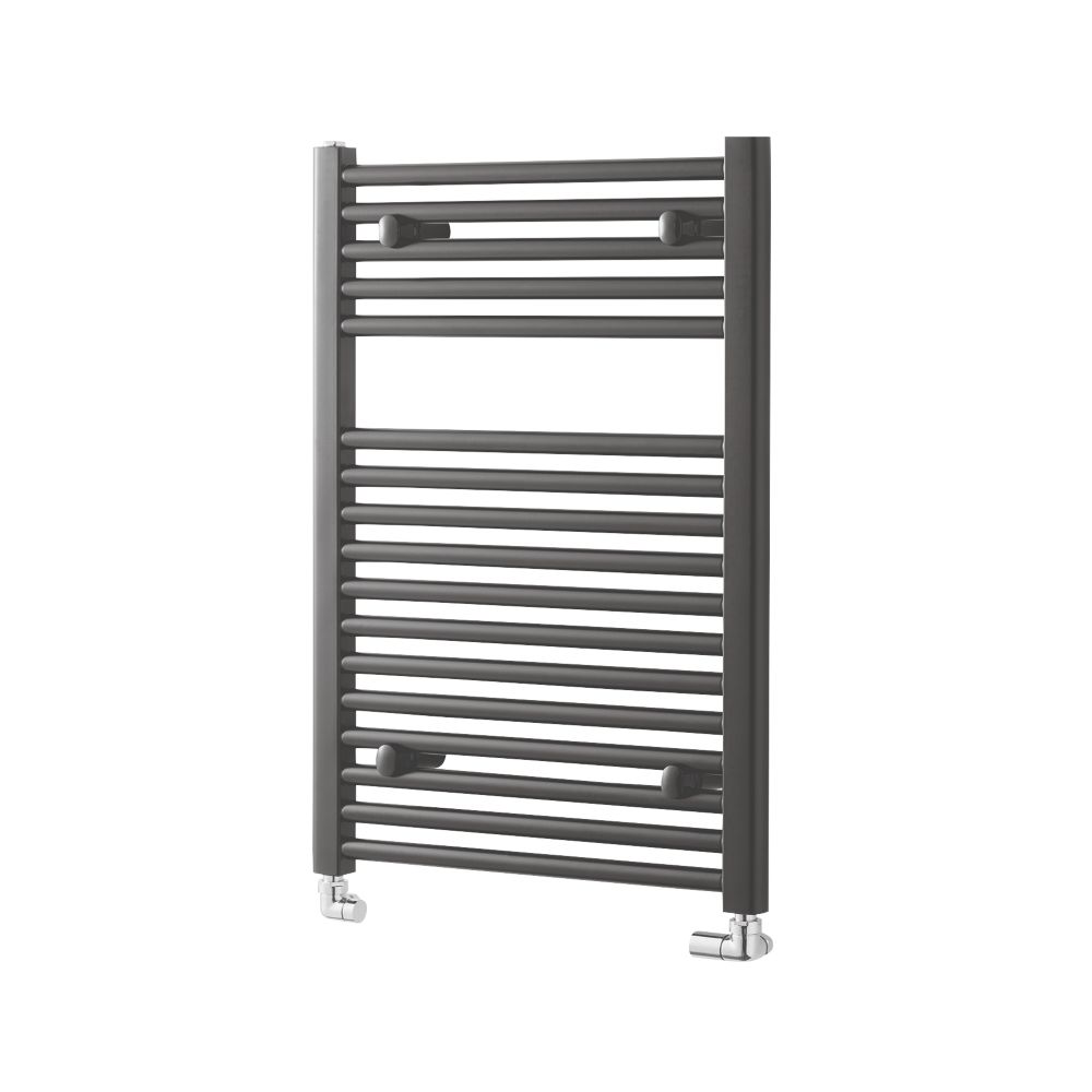 Image of Towelrads Pisa Premium Towel Radiator 800mm x 600mm Anthracite 1539BTU 