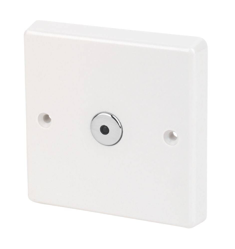 Image of Varilight V-Pro 1-Gang 1-Way LED Touch / Remote Dimmer Switch White 