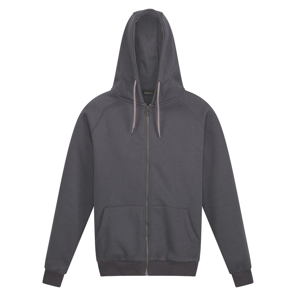 Image of Regatta Pro Full Zip Hoodie Seal Grey Large 43" Chest 
