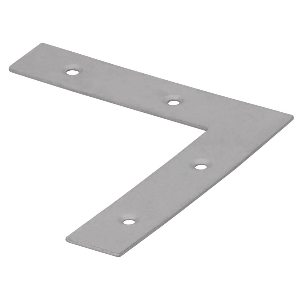 Image of Magnodur Furniture Brackets Matt Steel 75mm x 75mm x 15mm 10 Pack 