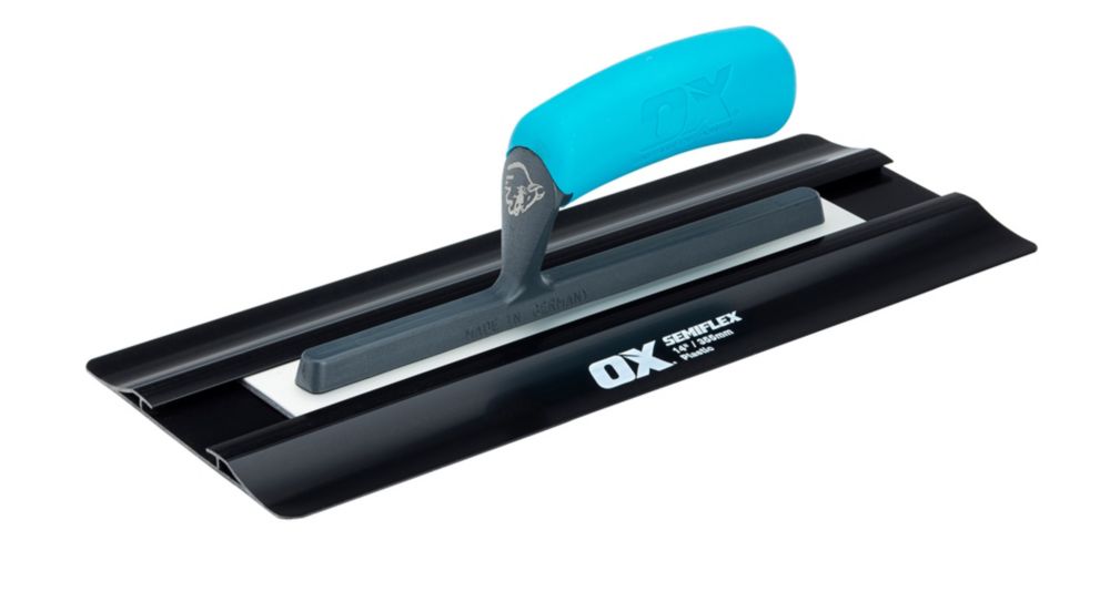 Image of OX Pro Semi Flex Plastic Trowel 14" x 5 1/2" 