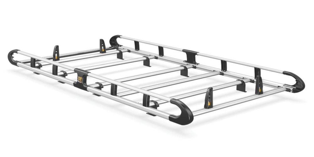 Image of Van Guard Volkswagen Caddy 2015 - 2020 Roof Rack - 6-bar ULTIRack+ L2 H1 Twin Door 