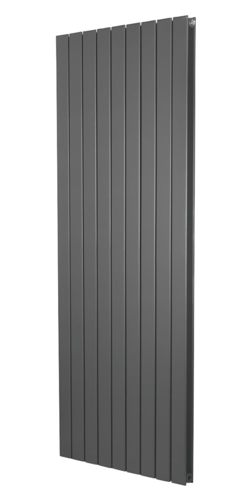 Image of Towelrads Merlo Vertical Designer Radiator 1800mm x 672mm Anthracite 5378BTU 