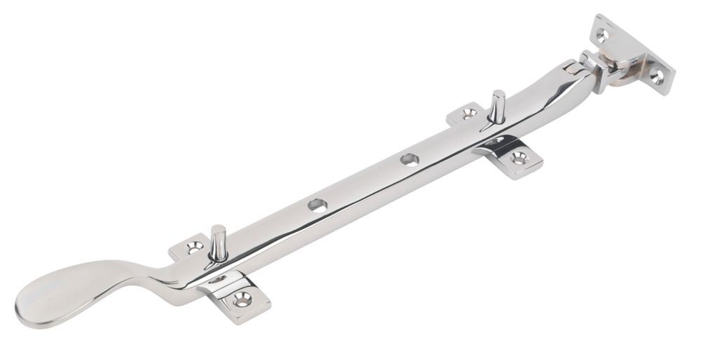 Image of Smith & Locke Victorian Casement Stay Polished Chrome 250mm 