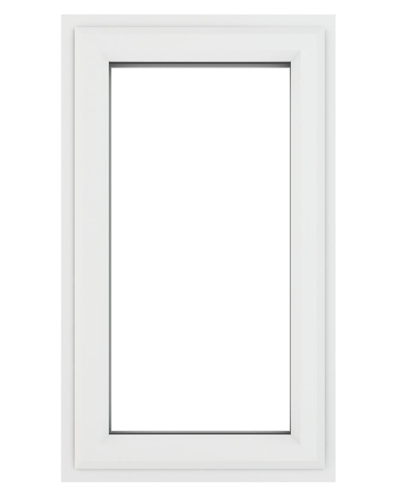 Image of Crystal Right-Hand Opening Clear Triple-Glazed Casement White uPVC Window 610mm x 820mm 