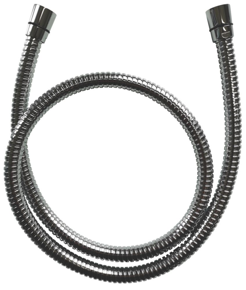 Image of Swirl Shower Hose Chrome 10mm x 1.75m 