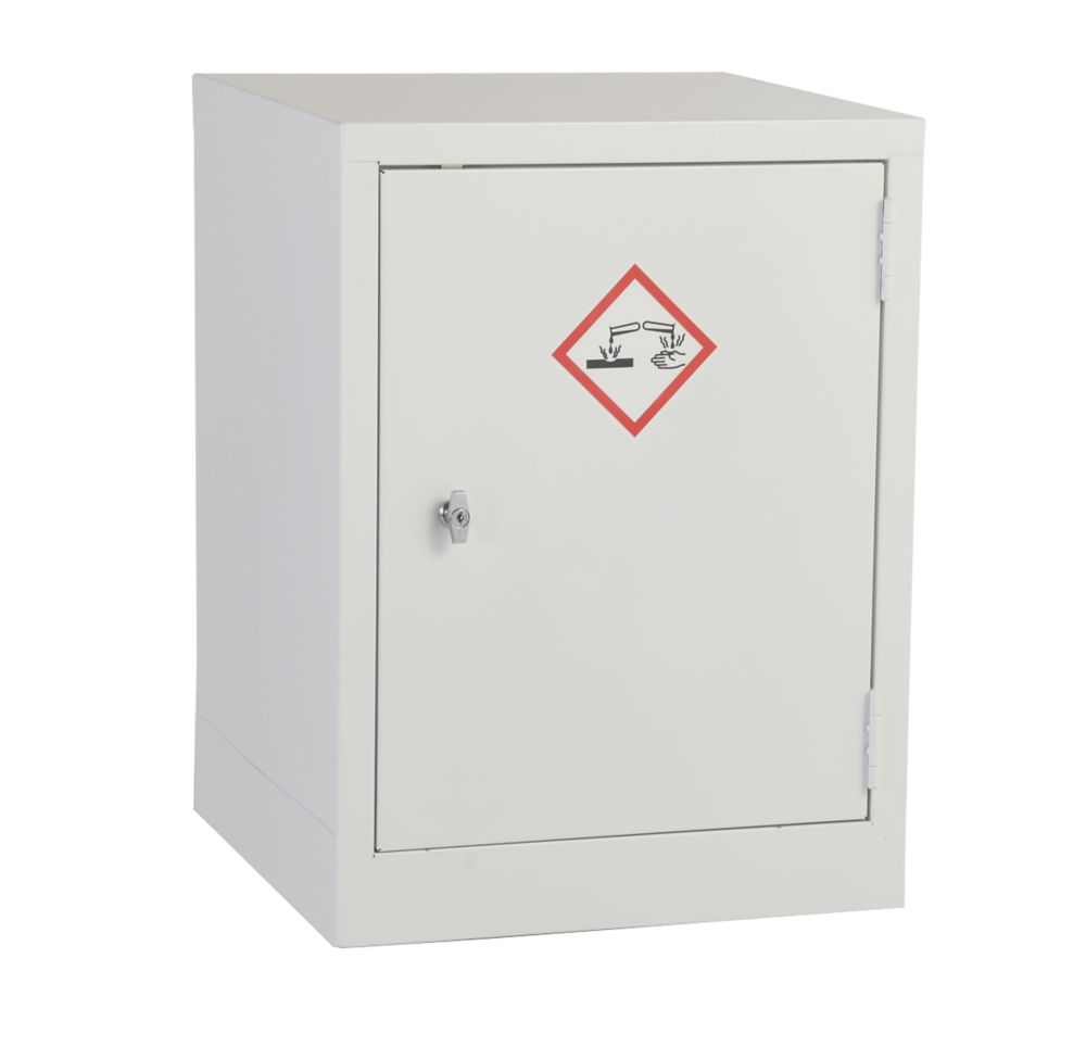 Image of 1-Shelf Acid Cabinet White 457mm x 457mm x 609mm 