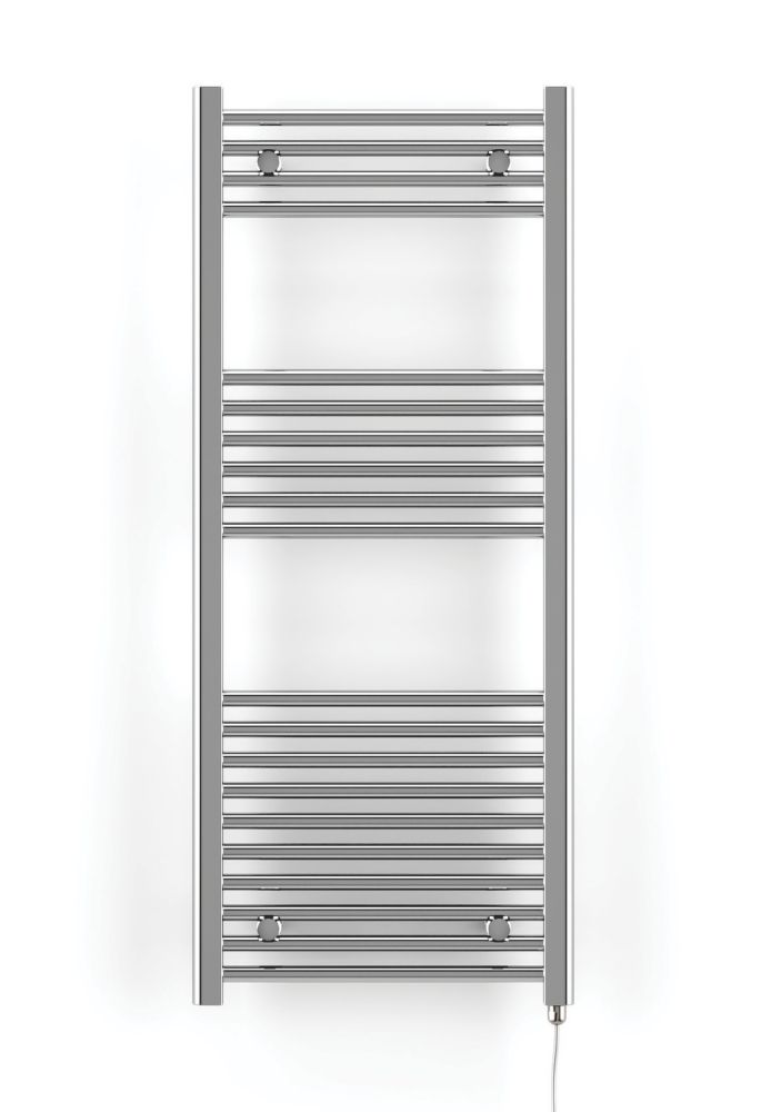 Image of Terma Leo SIM Electric Towel Rail 1200mm x 500mm Chrome 1023BTU 