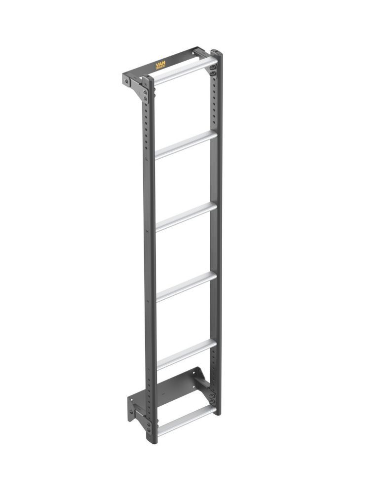 Image of Van Guard VGL6-06 Ford Transit 2014 on 6-Treads ULTI Ladder Rear Door Ladder for H2 1560mm 