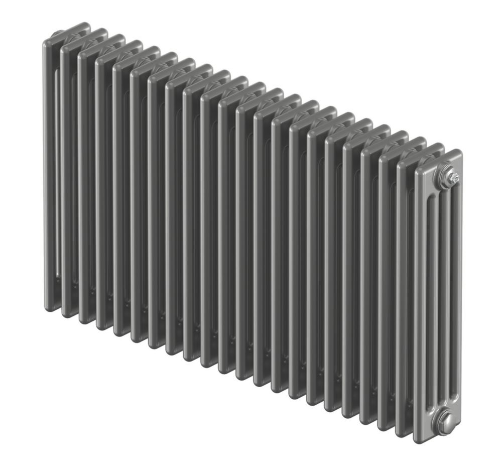 Image of Acova Classic 4 Column Horizontal Radiator 600mm x 1042mm Silver 5990BTU 