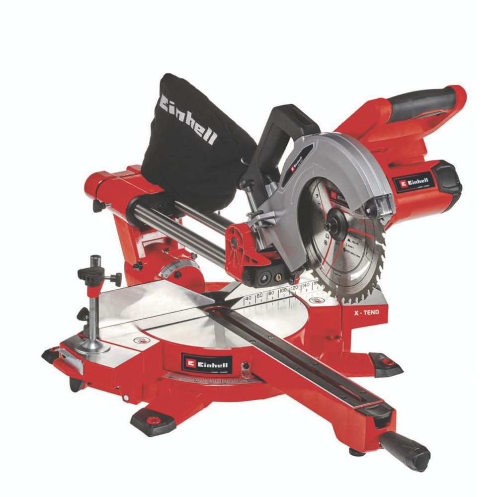 Image of Einhell TE-SM 36/210 Li - Solo 210mm 36V Li-Ion Power X-Change Cordless Single-Bevel Sliding Mitre Saw - Bare 