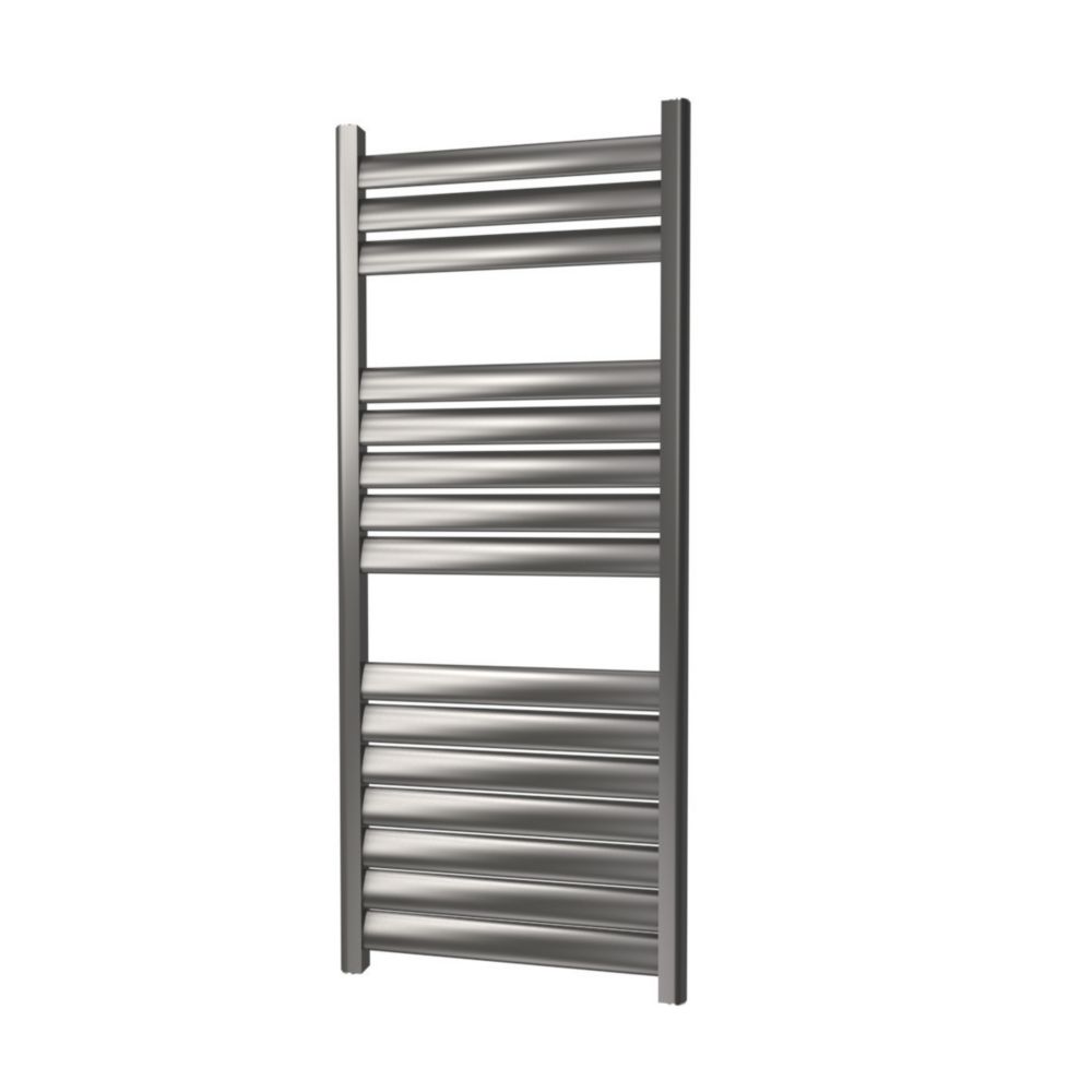 Image of Towelrads Eton Designer Towel Radiator 1000mm x 300mm Grey / Silver 931BTU 