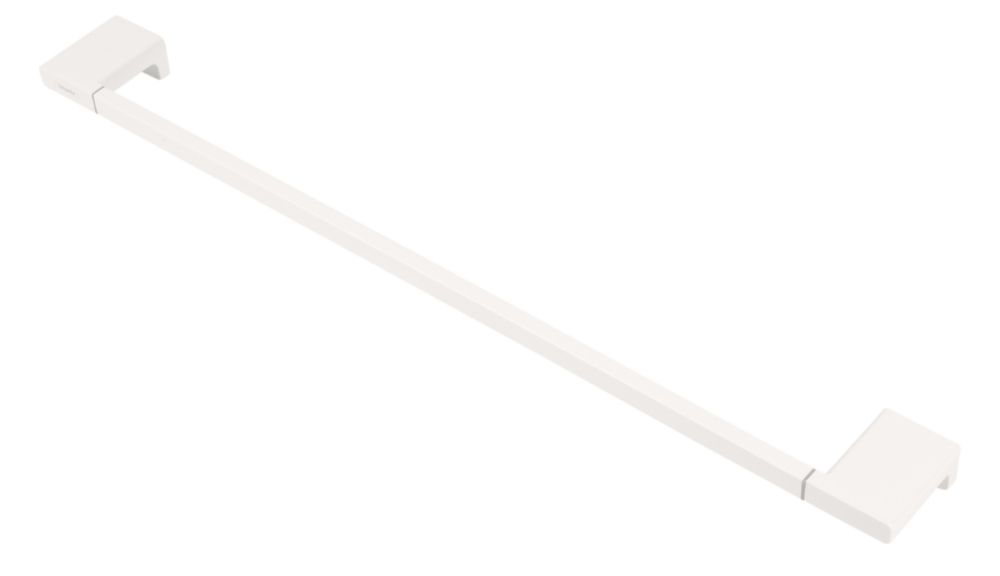 Image of Hansgrohe AddStoris Bath Towel Rail Matt White 648mm x 70mm x 32mm 