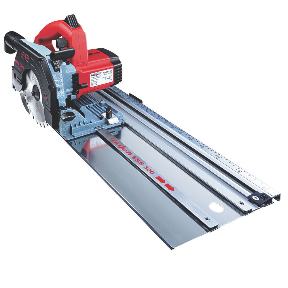 Image of Mafell KSS300 120mm Electric 5-in-1 Cross-Cut Plunge Saw with 2 x Rail