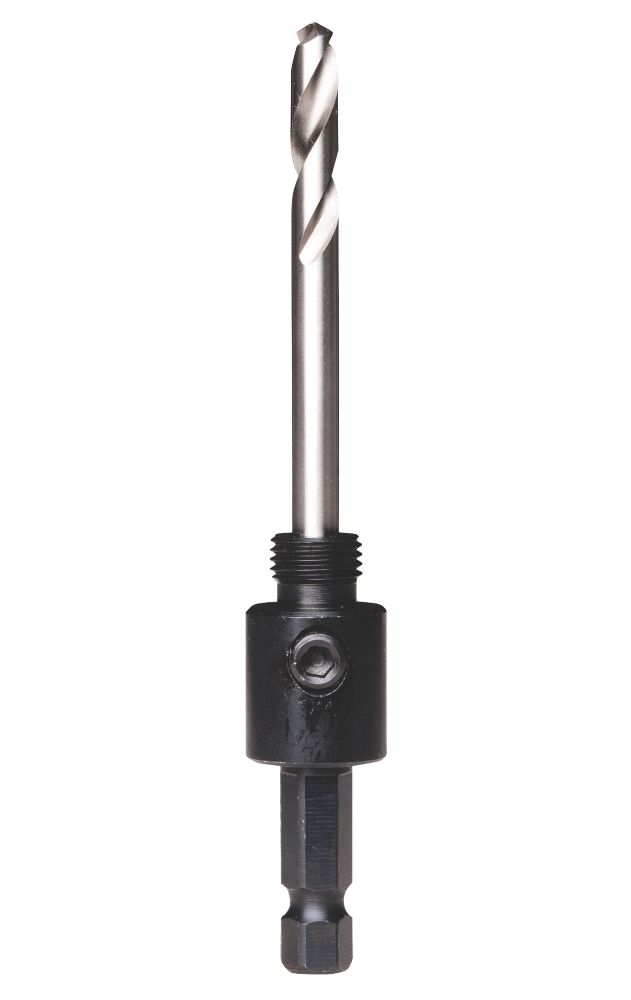 Image of Starrett Hex Shank A1E Arbor With Pilot Drill 