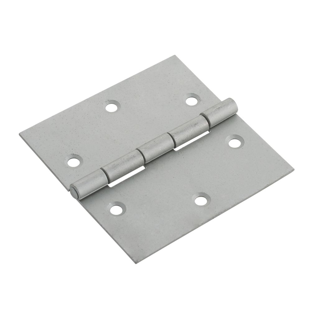Image of Magnodur Matt Silver Butt Hinges 80mm x 80mm 2 Pack 