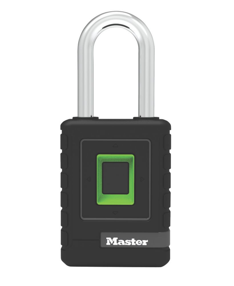 Image of Master Lock 4901EURDLHCC Steel Weatherproof Combination Biometric Padlock 57mm 