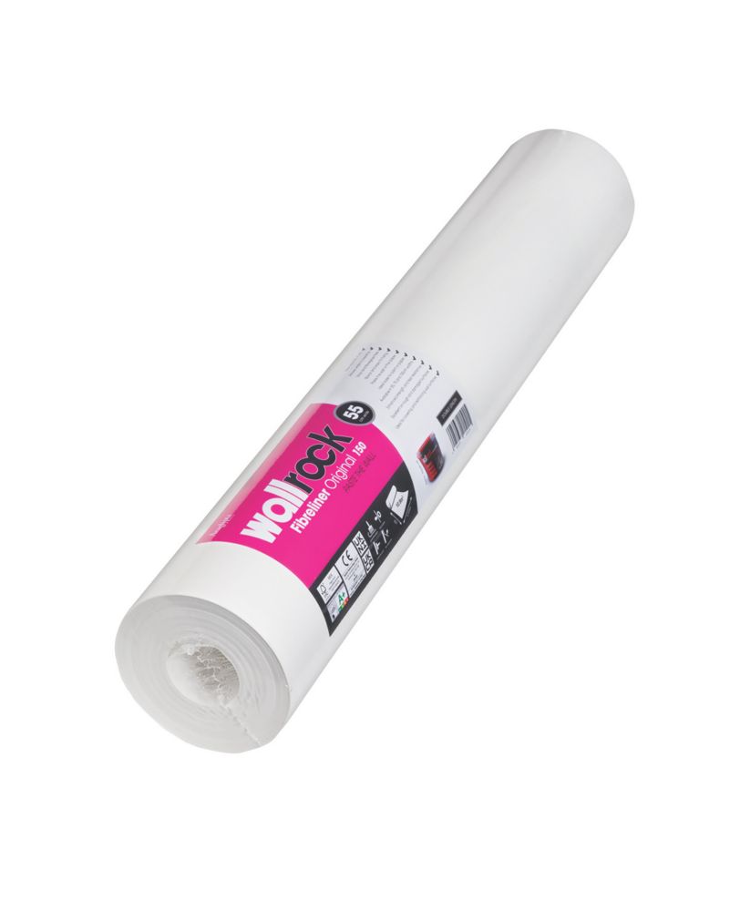 Image of Wallrock White Fibreliner Wallpaper 545mm x 20m 