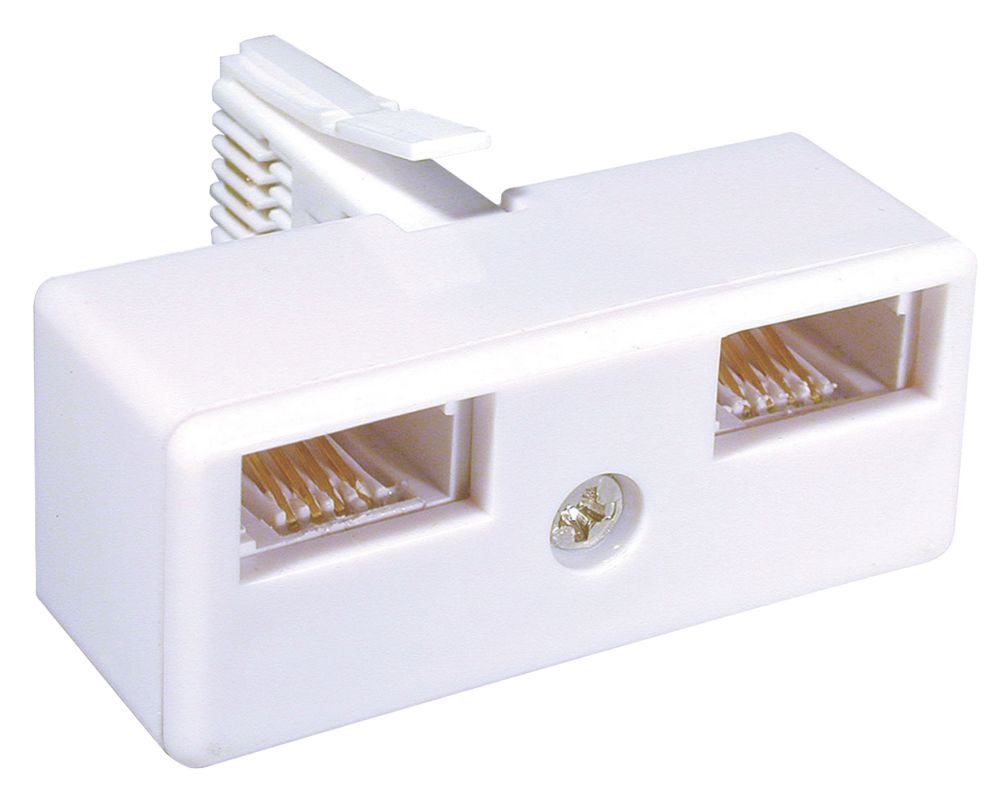 Image of Philex BT431A Double Telephone Adaptor 