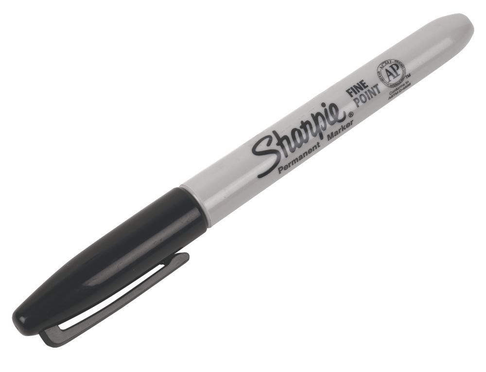 Image of Sharpie Fine Tip Black Permanent Marker 