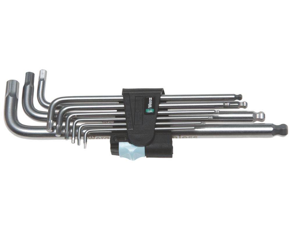 Image of Wera L-Keys Metric Hex-Plus Set 9 Pieces 