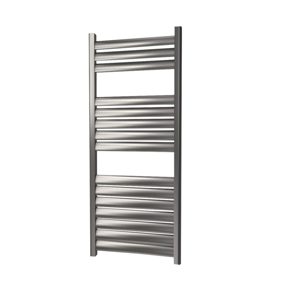 Image of Towelrads Eton Designer Towel Radiator 1200mm x 500mm Grey / Silver 1851BTU 