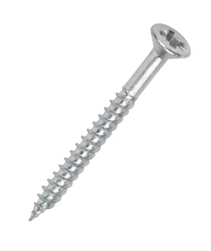 Image of Quicksilver PZ Double-Countersunk Self-Tapping Woodscrews 8ga x 3/4" 200 Pack 
