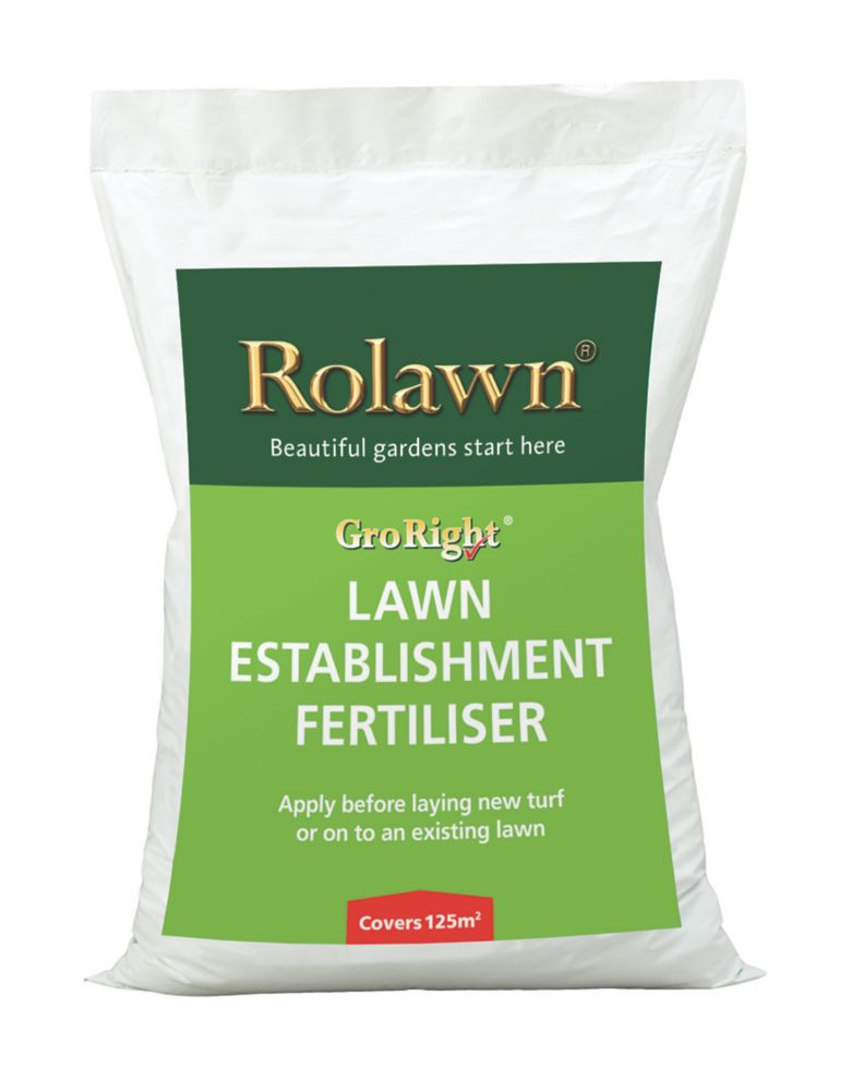 Image of Rolawn GroRight Lawn Establishment Fertiliser 125mÂ² 5kg 
