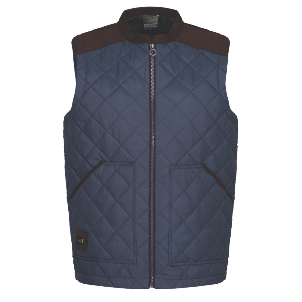 Image of Regatta Moreton Quilted Bodywarmer Navy Small 37 1/2" Chest 
