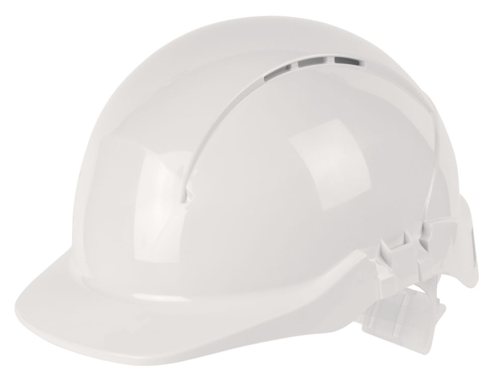 Image of Centurion Concept Full Peak Vented Safety Helmet White 