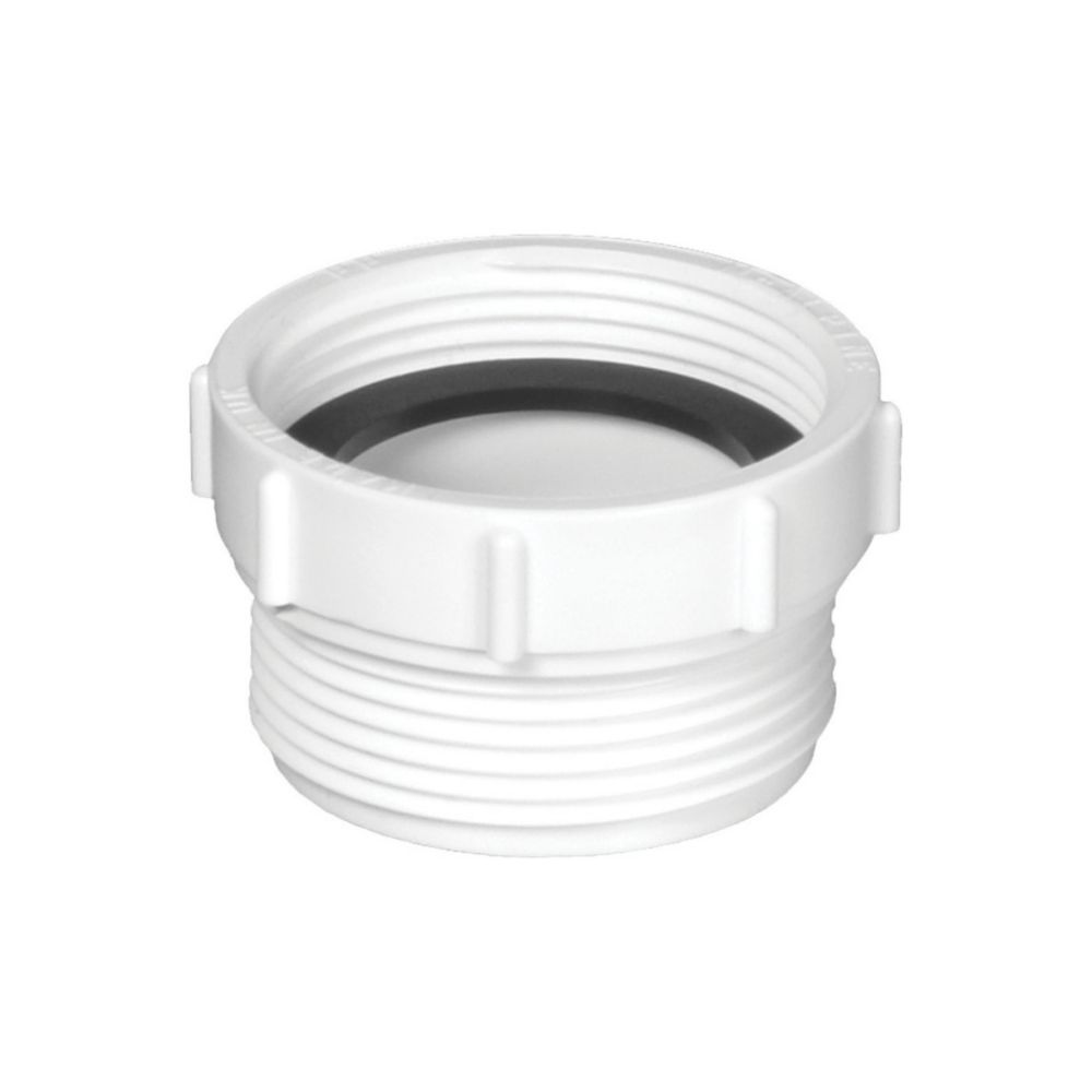 Image of McAlpine T12A-F 1 1/2" BSP EU / UK Coupler White 40mm x 40mm 
