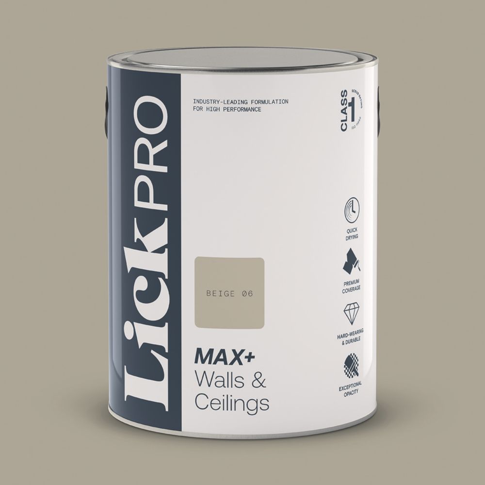 Image of LickPro Matt Beige 06 Emulsion Paint 5Ltr 