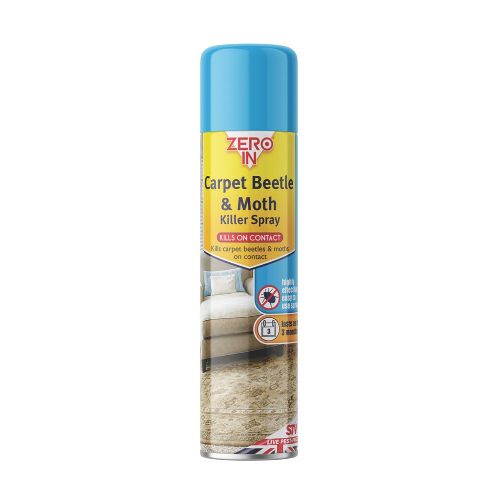 Image of Zero In Carpet Beetle & Moth Killer Aerosol 300ml 