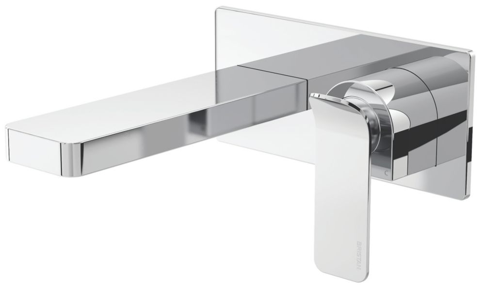 Image of Bristan Alp Wall-Mounted Basin Mixer Tap Chrome 