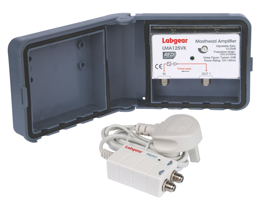 Image of Labgear KIT125VK 1-Way Masthead Amplifier Kit 