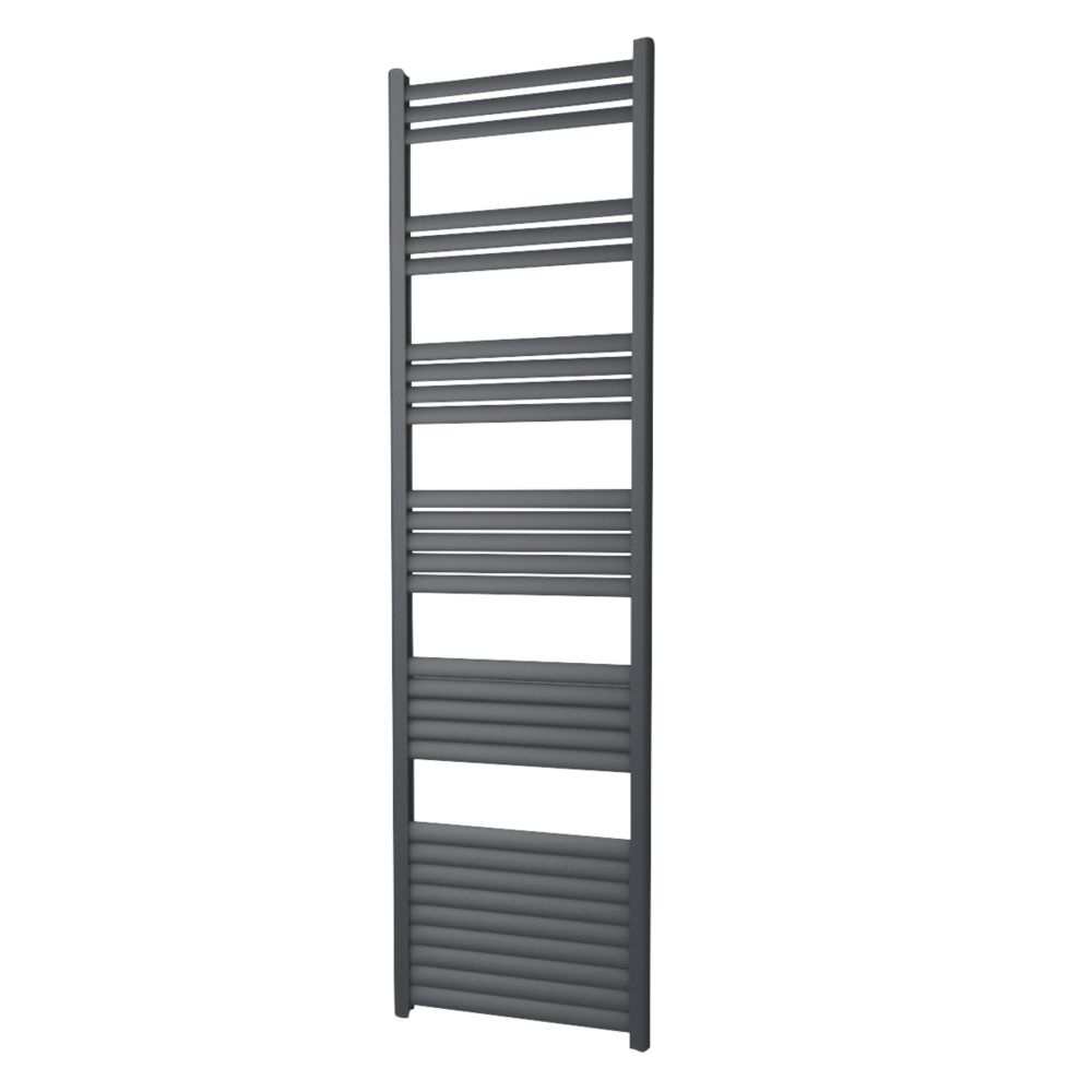 Image of Towelrads Eton Designer Towel Radiator 1800mm x 500mm Anthracite 2805BTU 