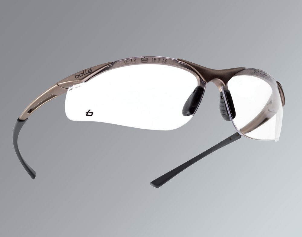 Image of Bolle Contour Clear Lens Safety Specs 