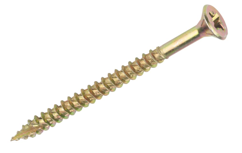 Image of TurboGold PZ Double-Countersunk Multipurpose Screws 6mm x 80mm 100 Pack 