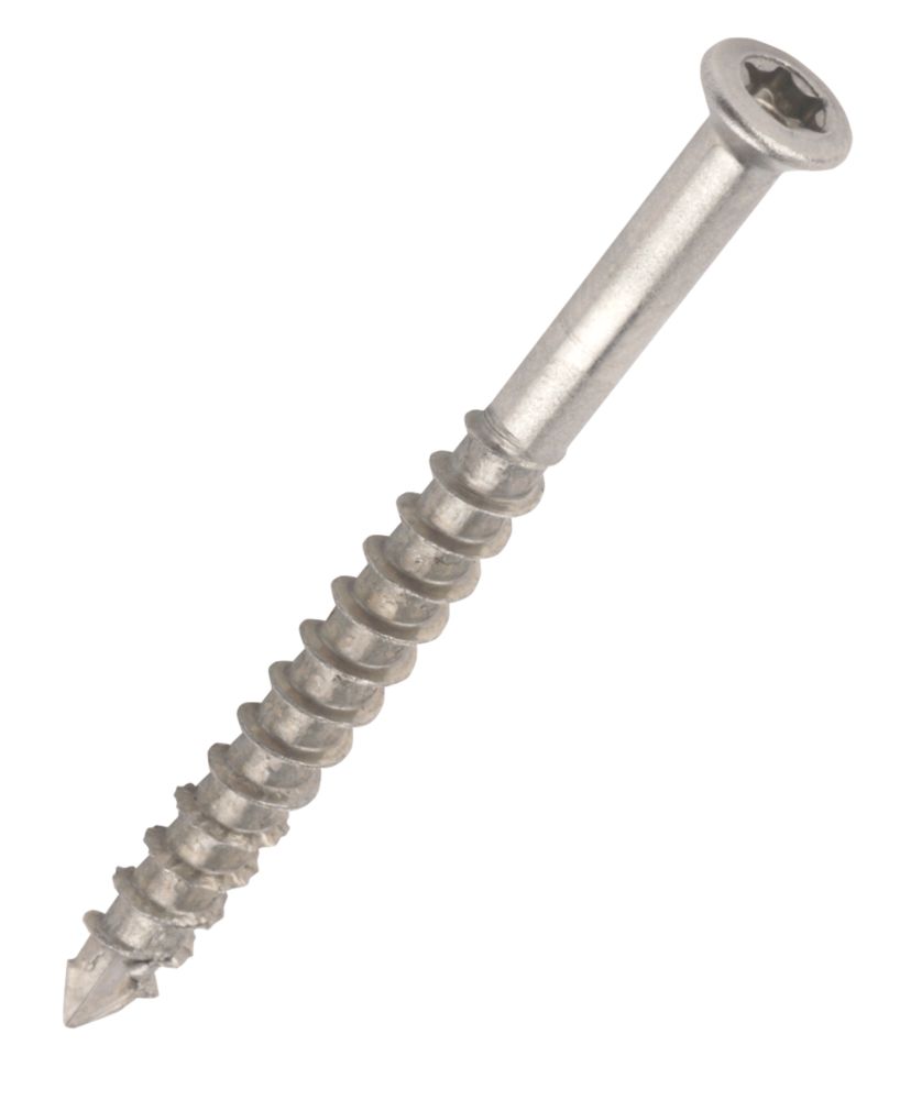 Image of Spax TX Countersunk Self-Drilling Stainless Steel Facade Screw 4mm x 40mm 100 Pack 