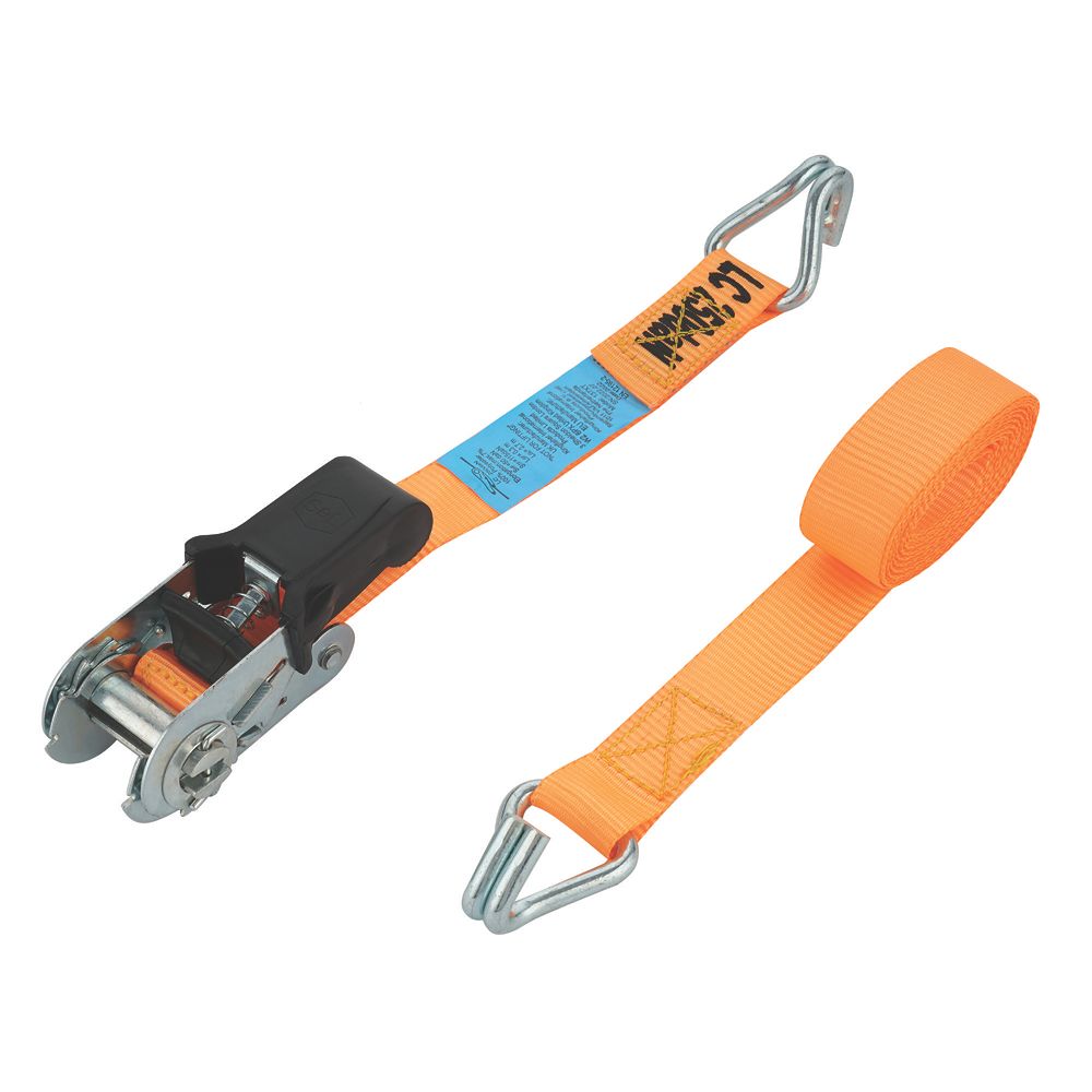 Image of Smith & Locke Ratchet Tie-Down with J-Hooks 3m x 25mm 